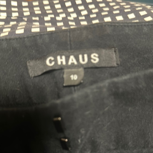 Woman’s Chaus Dark Navy Dress Trousers Straight Legs Classy & Cute Size 10 - Picture 7 of 9